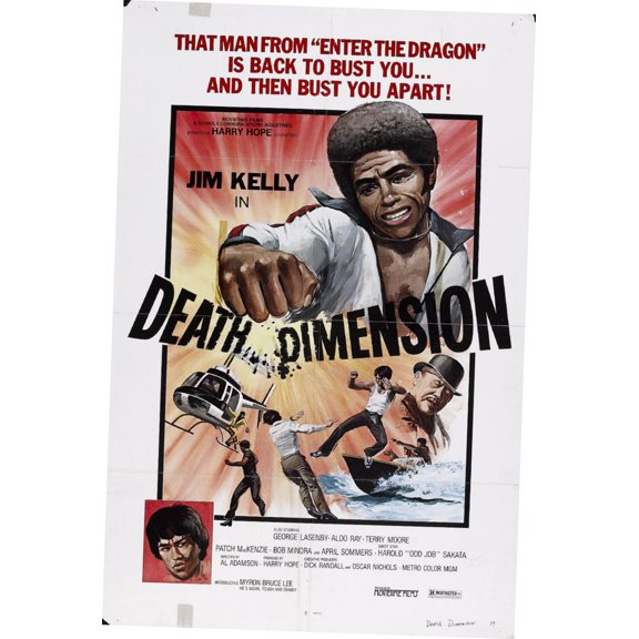 Death Dimension Movie poster Metal Sign 8inx 12in Print on Metal 8x12 Square Adults Best Posters