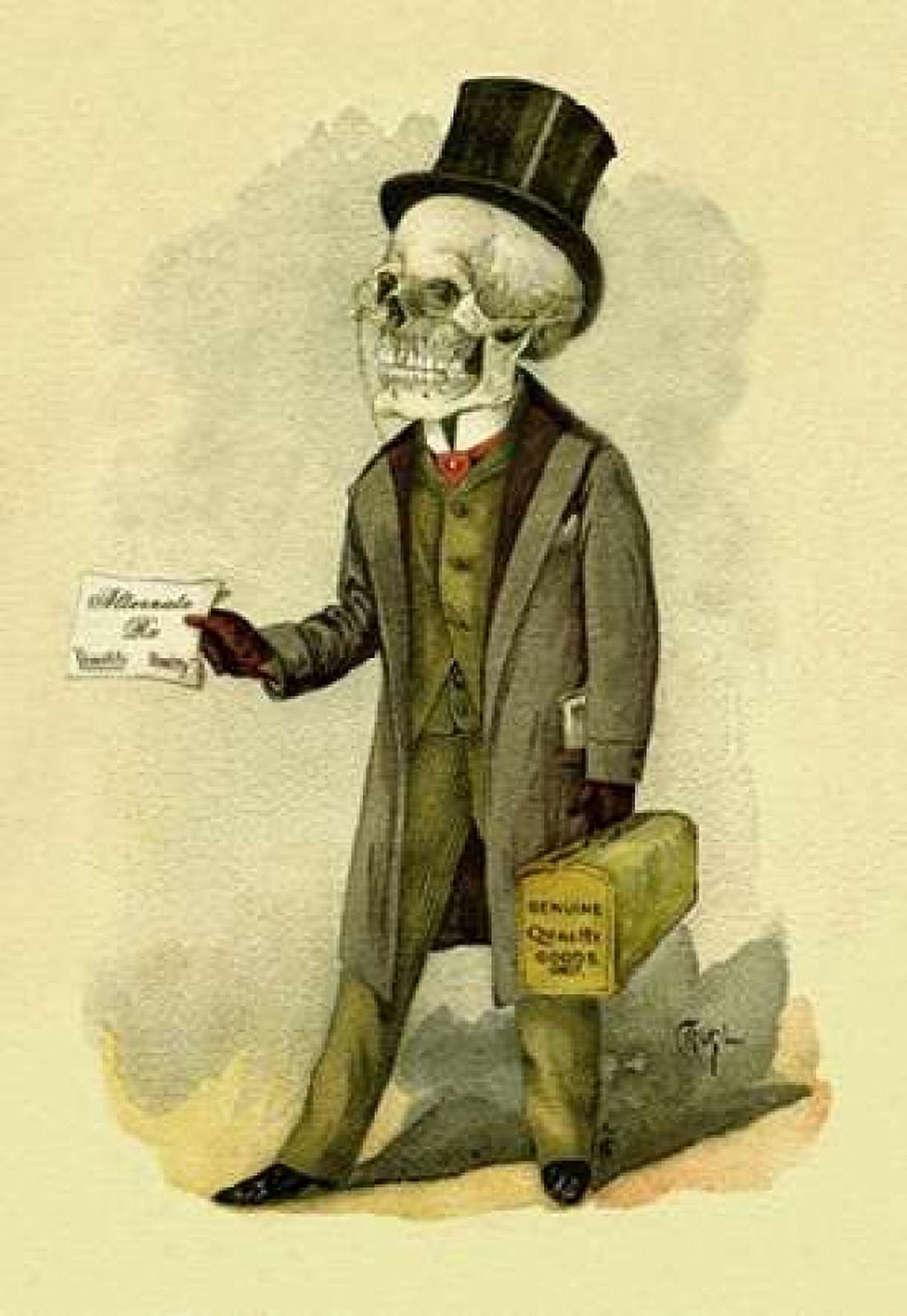 Death Fills a Prescription Canvas Art - Frusius (24 x 36)