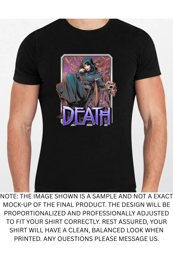 Death Graphic T Shirt Men Or Women New