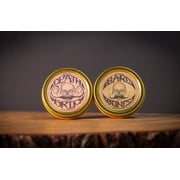 Death Grip Extra Strong Hold Mustache Wax and Bare Bones Medium Hold Mustache Wax Set, 2 - 1oz
