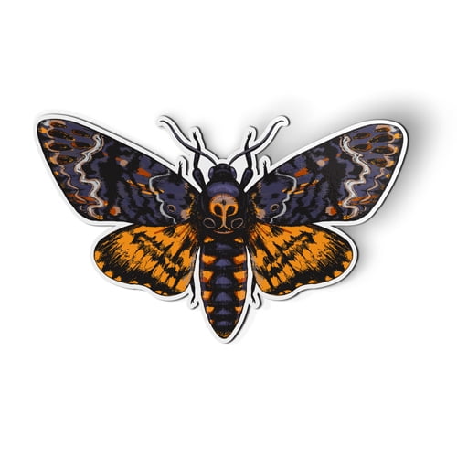 Death Head Moth - 5" Magnet for Car Locker Refrigerator