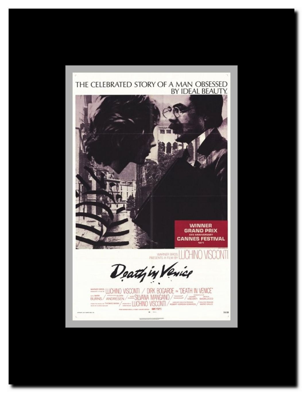 Death In Venice Framed Movie Poster