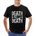 thumbnail image 1 of Death Inspiration Vintage T-shirt Mens Cotton Classic Crewneck Short Sleeve Tees Unisex Black L, 1 of 5