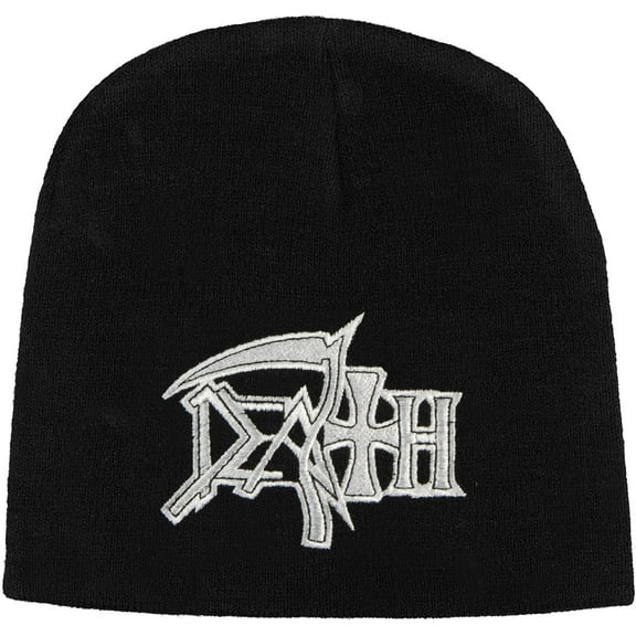 Death Silver Logo Beanie Hat | Officially Licensed Merchandise