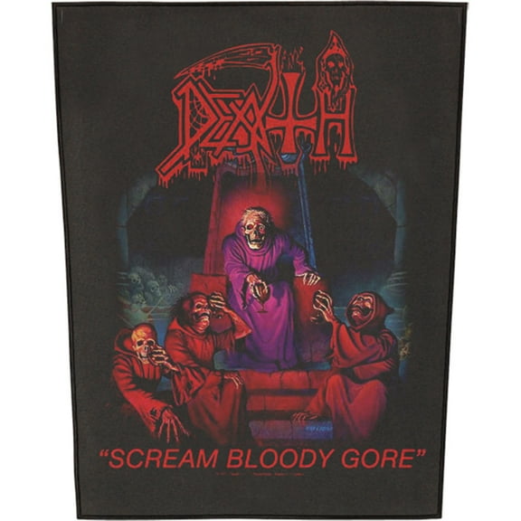 Death Scream Bloody Gore Back Patch