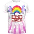 thumbnail image 1 of Death Metal Rainbow All Over Adult T-Shirt - 2X-Large, 1 of 2