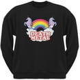 thumbnail image 1 of Death Metal Rainbow Black Adult Sweatshirt - 2X-Large, 1 of 1