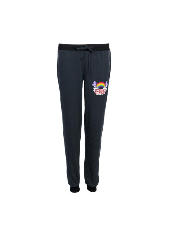 Death Metal Rainbow Juniors Pajama Pants Black MD