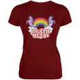 thumbnail image 1 of Death Metal Rainbow Juniors Soft T Shirt Garnet Red SM, 1 of 1