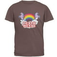thumbnail image 1 of Death Metal Rainbow Unicorns Mens T Shirt Chestnut 2XL, 1 of 1
