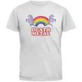thumbnail image 1 of Death Metal Rainbow White Adult T-Shirt - Large, 1 of 1