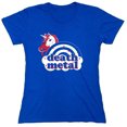 thumbnail image 1 of Death Metal Sarcastic Humor Novelty Funny Women's Casual Tees, 1 of 3