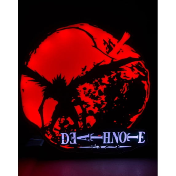 Death Note Anime Red Moon Poster Ryuk Silhouette Dark Anime Aesthetic ...