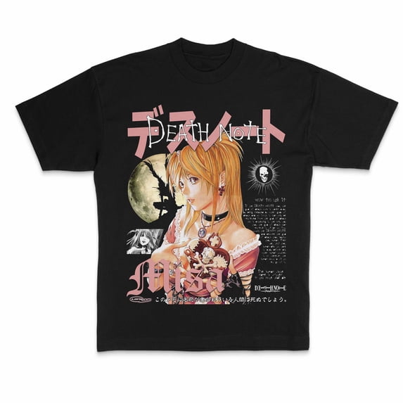 Death Note Anime T-Shirt, Misa Amane Tee Sizes S-5Xl GooGate