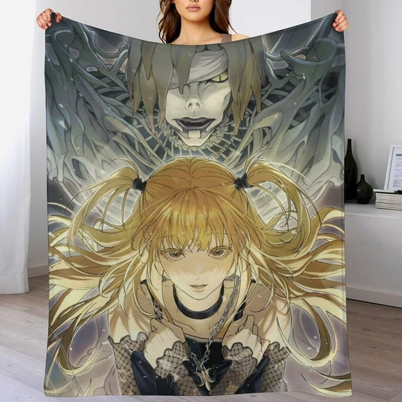 Death Note Blanket Soft Cozy Flannel Warm Throw Blanket Unique Gifts Room Decor Blanket 40"x30"