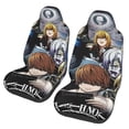 thumbnail image 1 of Death Note Car Seat Covers 2 Pcs Seat Protector Cover Universal Front Vehicle Seat Protector For Auto Truck Van Suv Sedan Vehicle, 1 of 9