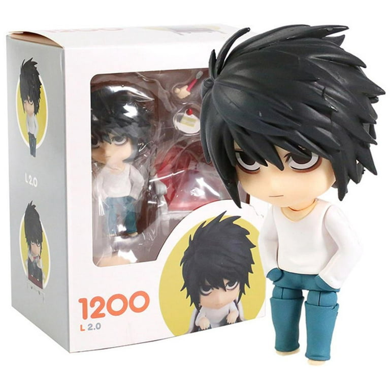 Death Note Collection Figurine, Death Note Figure Yagami Light L.Lawliet  Action Anime Figure Q Version Doll Model Nendoroid Statue for Collect Gifts