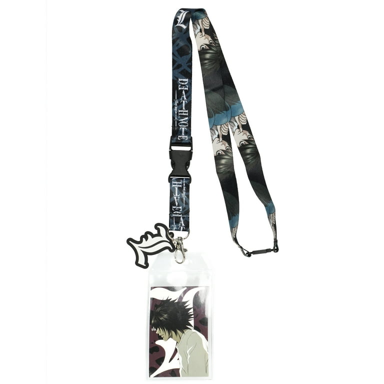 Death Note Detective L Anime Lanyard ID Badge Holder With 2