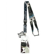 Death Note Detective L Anime Lanyard ID Badge Holder With 2' Rubber Charm