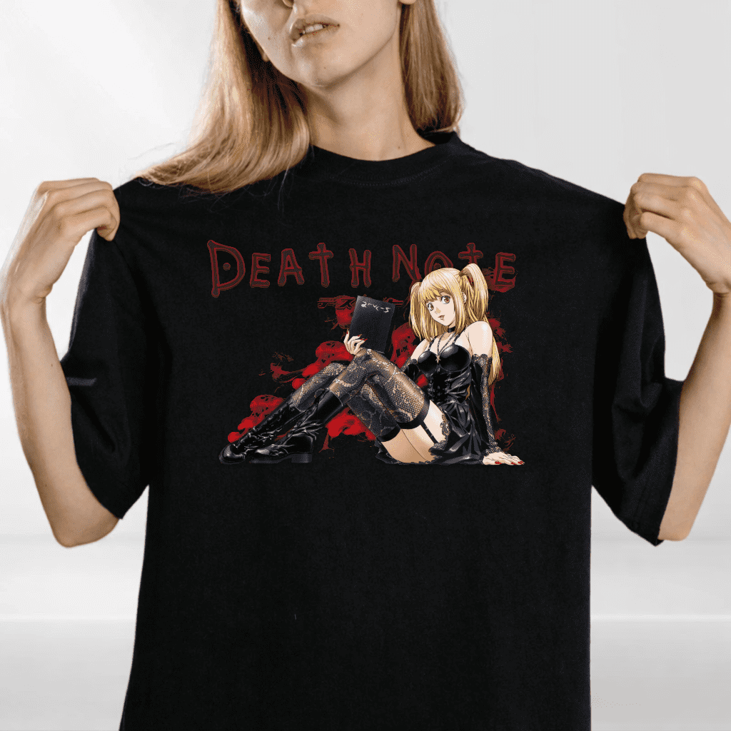 Death Note Goth Cult Classic Graphic T-shirt Japanese Manga Top,for men ...