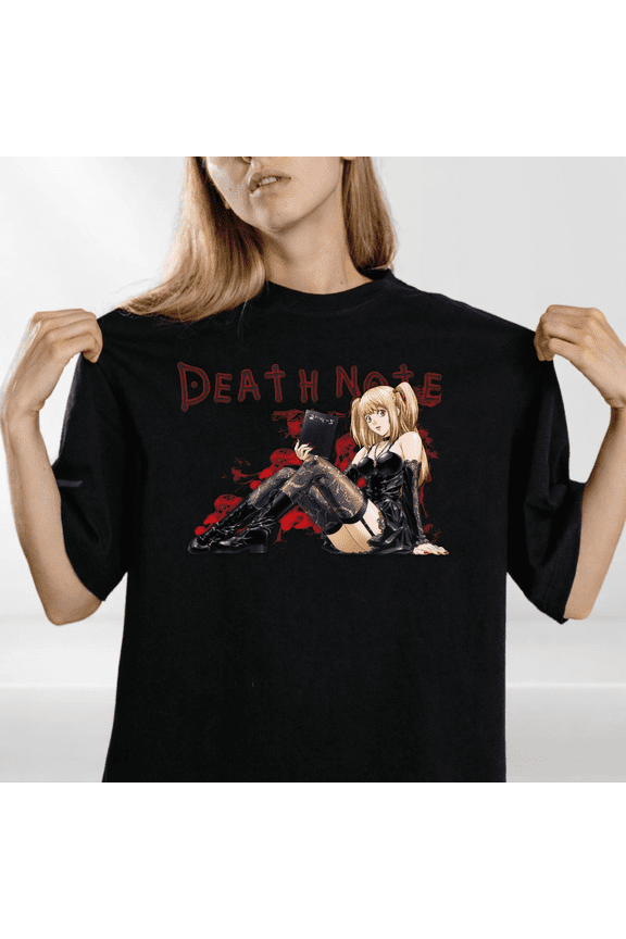 Death Note Goth Cult Classic Graphic T-shirt Japanese Manga Top,for men and women up to 5XL