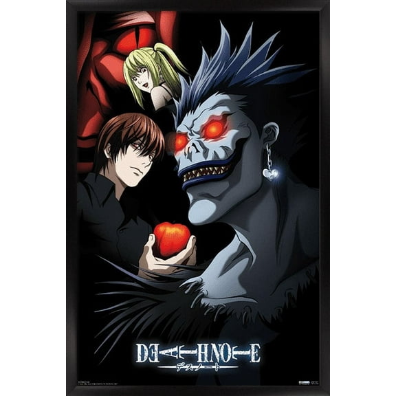 Death Note - Group Wall Poster, 14.725" x 22.375", Framed