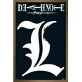 thumbnail image 1 of Death Note - L Symbol Wall Poster, 22.375" x 34", Framed, 1 of 3