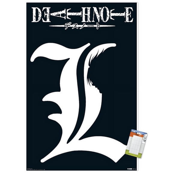 Death Note - L Symbol Wall Poster, 22.375" x 34"