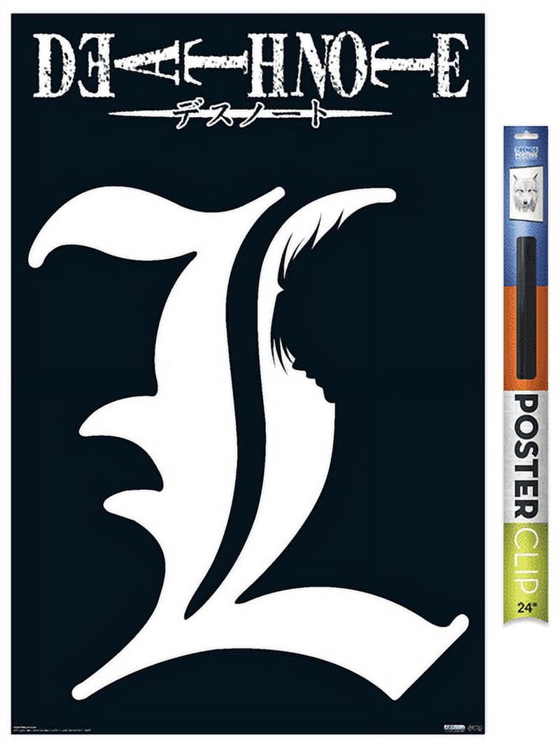 Death Note - L Symbol Wall Poster, 22.375