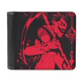 thumbnail image 1 of Death Note Leather Wallet Slim Card Wallet Bifold RFID Blocking Card Holder Purse, 1 of 7