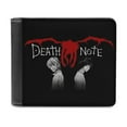 thumbnail image 1 of Death Note Leather Wallet Slim Card Wallet Bifold RFID Blocking Card Holder Purse, 1 of 7