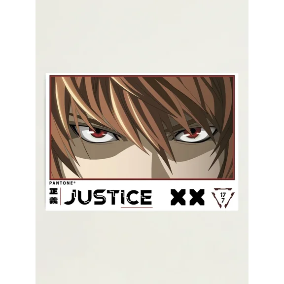 Death Note Light Yagami - Justice Anime Eyes Japanese Cozy Anime Style Poster Unframed Size 24''x36'' GooGate