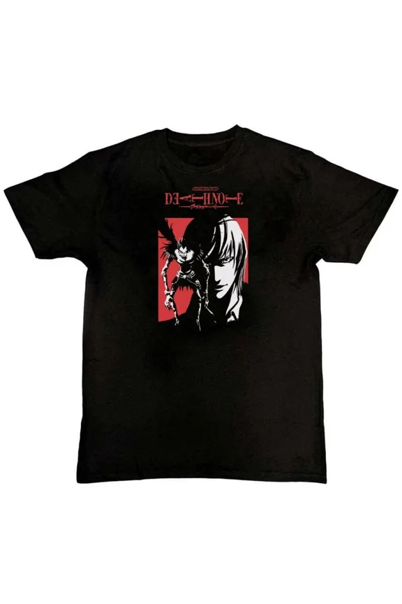 Death Note Light and L T-Shirt - Anime Thriller Mens T-Shirt S M L XL 2 3 4 XL
