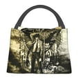 thumbnail image 1 of Death Note Lunch Bag Portable Reusable Tote Bag Lunch Box Insulated Cooler Bag Grocery Bag, 1 of 9