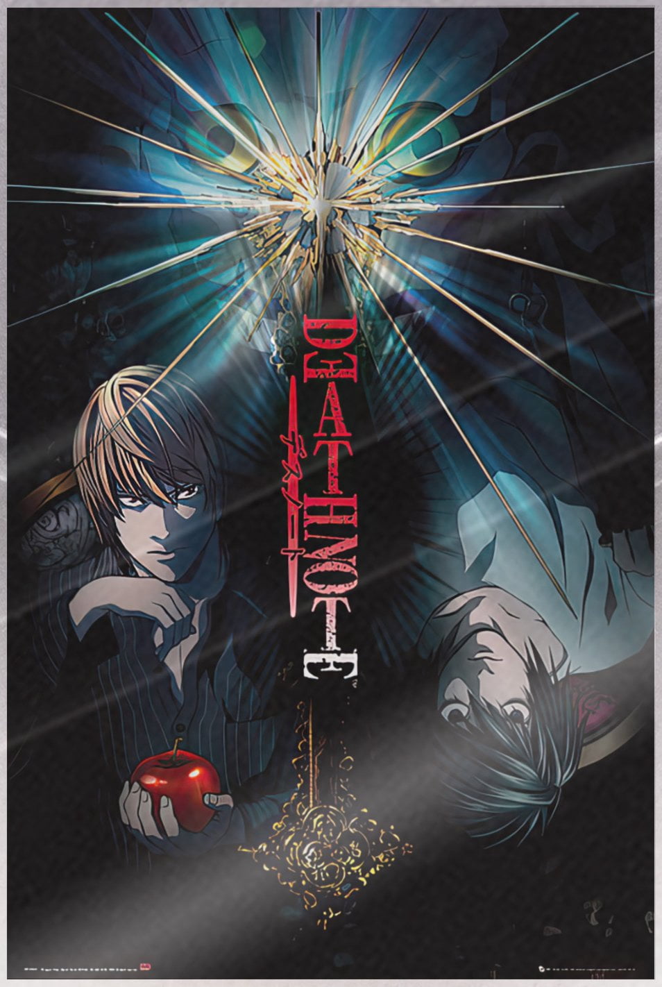 Death Note - Manga Anime TV Show Poster (Duo - Light vs. L) (Size: 24 ...