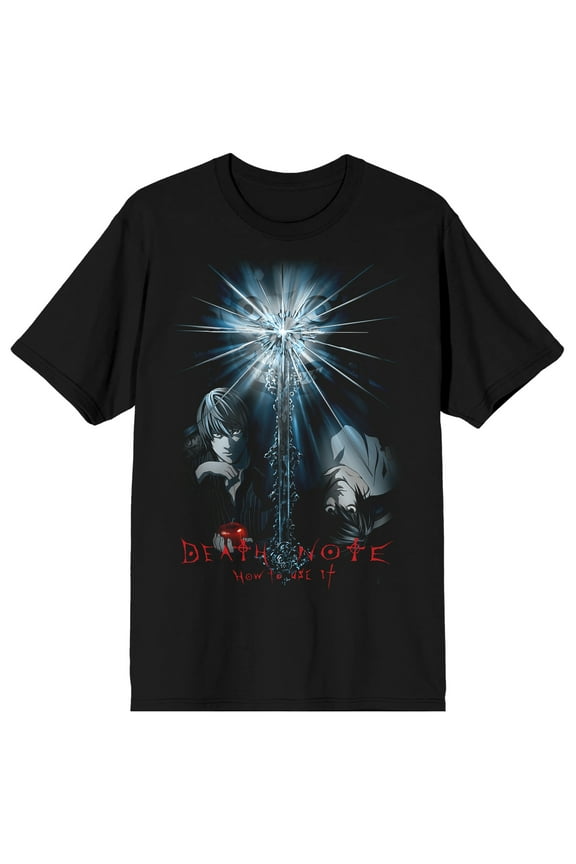 Death Note Men's Black Short Sleeve Tee-3XL
