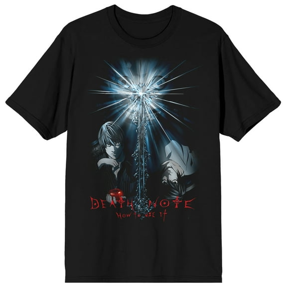 Death Note Men's Black Short Sleeve Tee-Medium