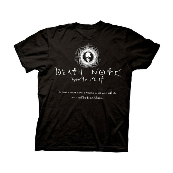 Death Note Men's Short Sleeve Graphic Tee