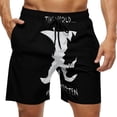thumbnail image 1 of Death Note Mens Board Shorts Quick Dry Swim Trunk Lightweight Soft Swimsuit Bathing Suit for Boys 2XL, 1 of 8