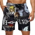 thumbnail image 1 of Death Note Mens Board Shorts Quick Dry Swim Trunk Lightweight Soft Swimsuit Bathing Suit for Boys L, 1 of 8