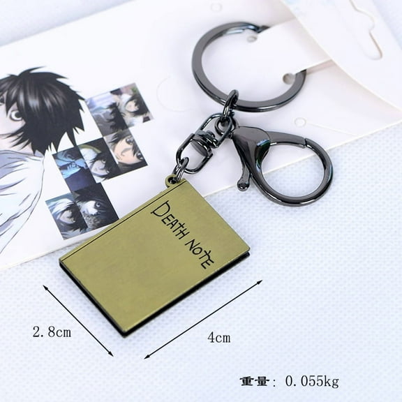 Death Note Metal Color Doll Keychain Hanging Buckle Accessories Pendant Japanese Anime
