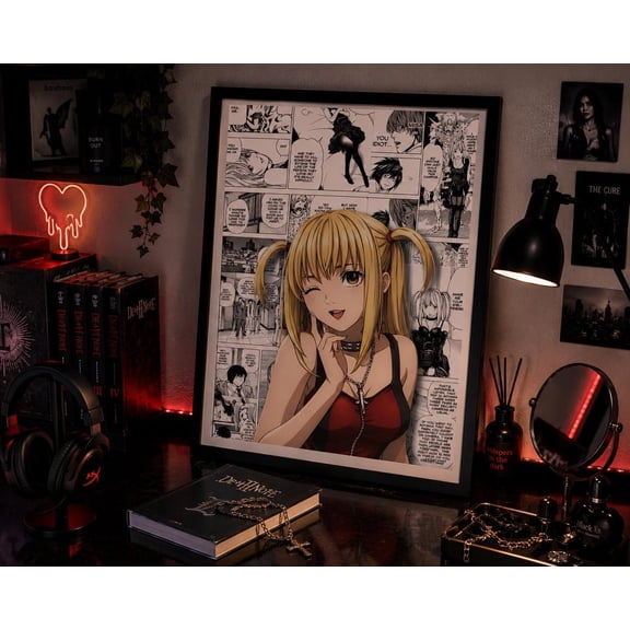 Death Note Misa Amane Minimalist Anime Manga Poster Unframed Size 24''x36'' GooGate