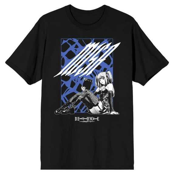 Death Note Misa Crew Neck Short Sleeve Women's Black T-shirt-XL
