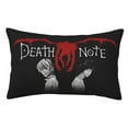 thumbnail image 1 of Death Note Pillowcases Soft Pillow Holder Decorative Cushion Cover Home Decor Rectangular Throw Pillow Covers 20"X30", 1 of 9