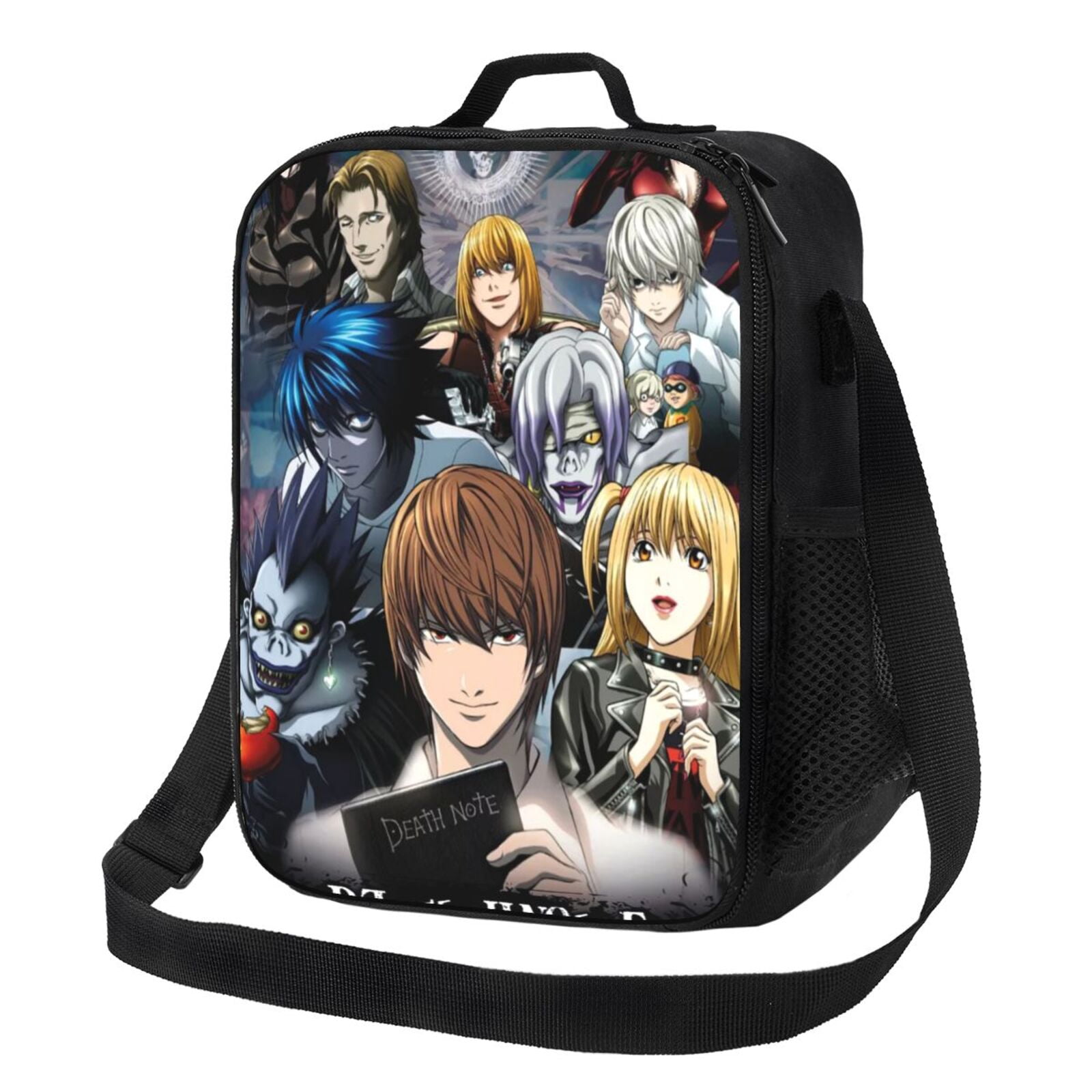 Death Note Portable Insulated Lunch Bag Reusable Thermal Lunchbag Bento ...