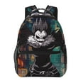 thumbnail image 1 of Death Note Ryuk Casual Daypack Lightweight Backpack Rucksack High Capacity Printed Laptop Backpack, 1 of 6