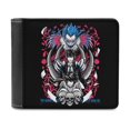 thumbnail image 1 of Death Note Ryuk Leather Wallet Slim Card Wallet Bifold RFID Blocking Card Holder Purse, 1 of 7