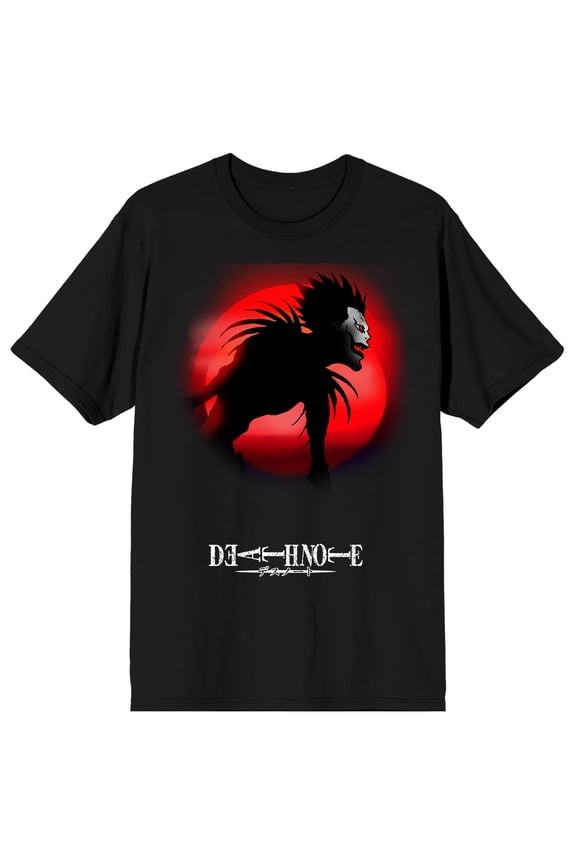 Death Note Ryuk Men's Black Crew Neck Short Sleeve T-shirt-XL