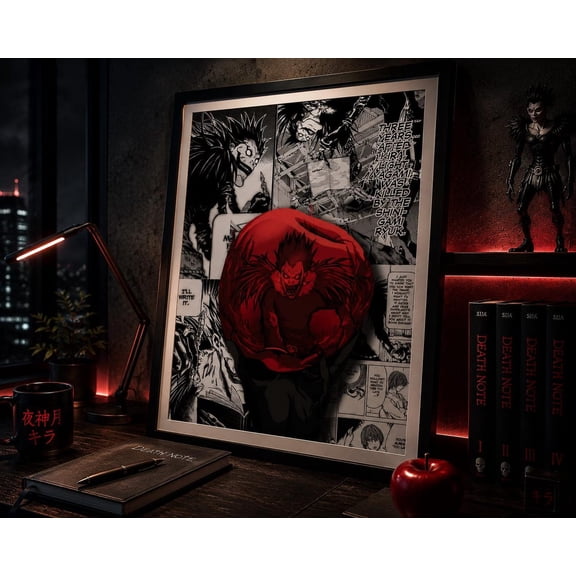 Death Note Ryuk Minimalist Anime Manga Poster Unframed Size 24''x36'' GooGate