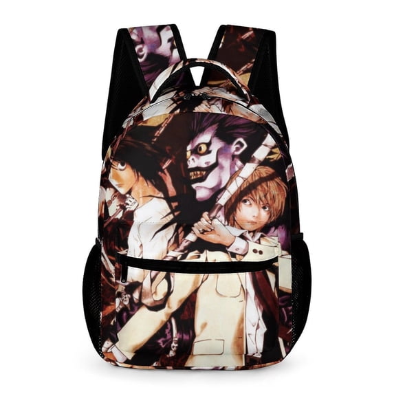 Death Note Schoolbag Daypack Lightweight Backpacks School Bookbag Unisex Casual Rucksack for Outdoor
